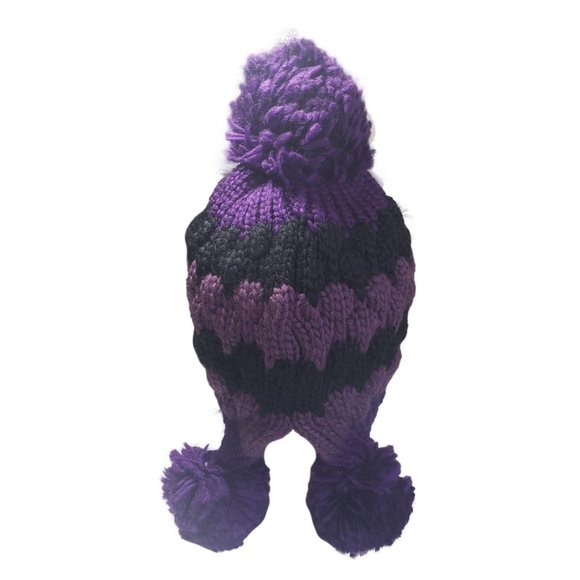 3 Hats For $15 Winter Clearance Knitted PomPom Ear Flap Warm Beanie Multicolor - Picture 15 of 16